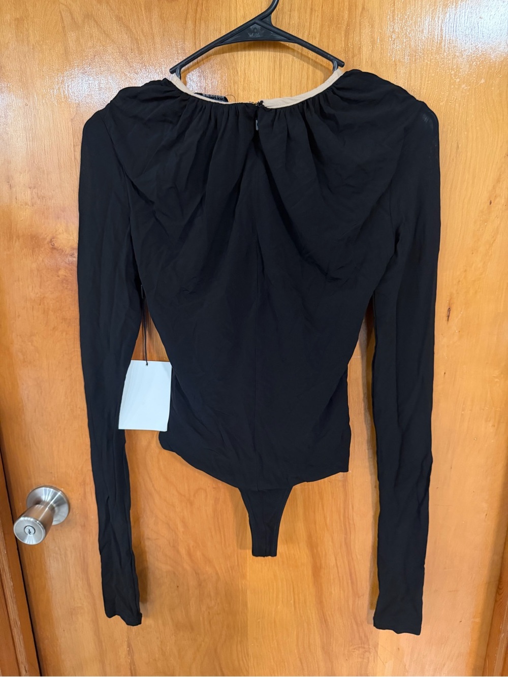 NWT Goldsign Poulson Gathered Stretch-Jersey Bodysuit Size XS - Picture 5 of 7